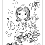 Mermaid Coloring Pages